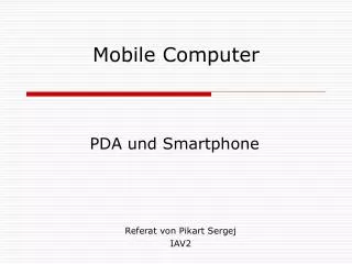 mobile computer