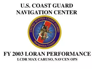 U.S. COAST GUARD NAVIGATION CENTER