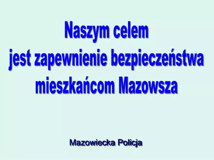 mazowiecka policja