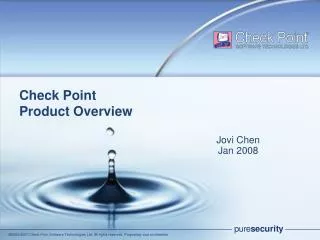 check point product overview