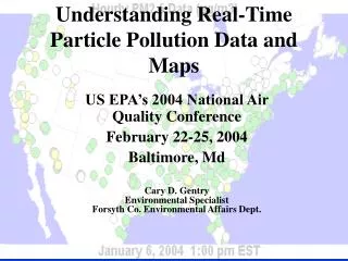 Understanding Real-Time Particle Pollution Data and Maps