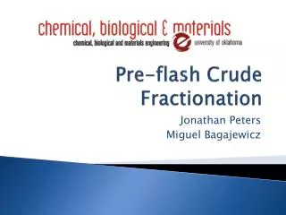 Pre-flash Crude Fractionation
