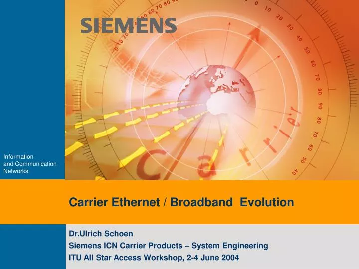carrier ethernet broadband evolution