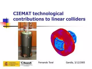 CIEMAT technological contributions to linear colliders