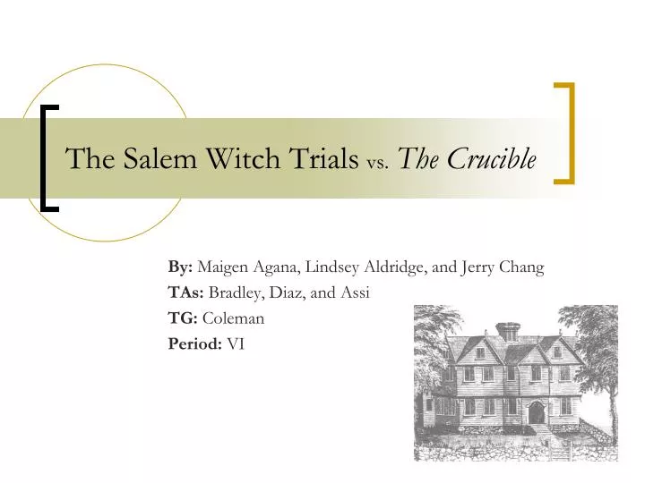 the salem witch trials vs the crucible