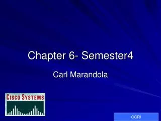 Chapter 6- Semester4