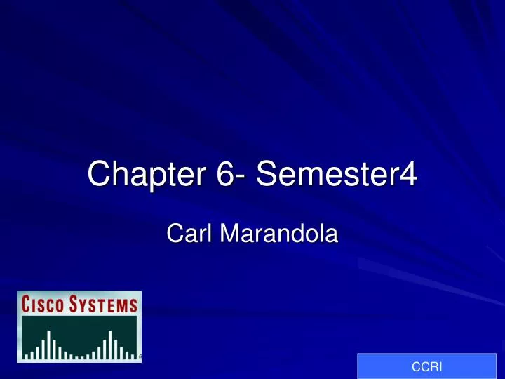 chapter 6 semester4