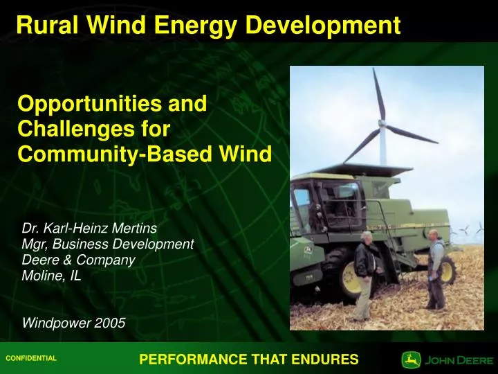 rural wind energy development