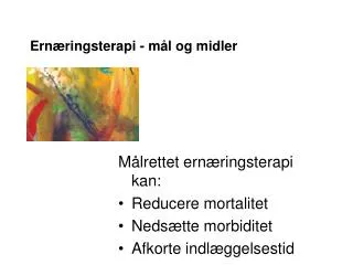 ern ringsterapi m l og midler