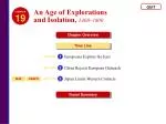 An Age of Explorations and Isolation , 1400–1800 - slide 1