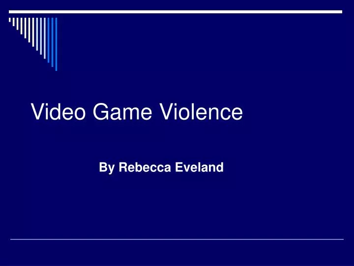 video game violence