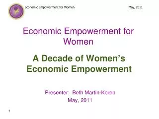 Economic Empowerment for Women