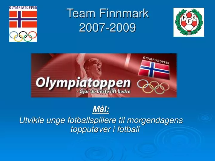 team finnmark 2007 2009