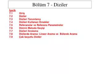b l m 7 diziler