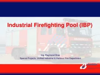 Industrial Firefighting Pool (IBP)