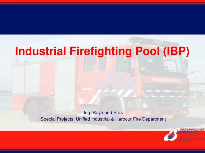 industrial firefighting pool ibp