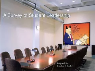 A Survey of Student Leadership