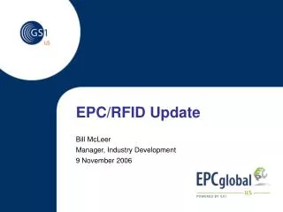 EPC/RFID Update