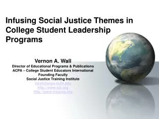 Infusing Social Justice Themes in College Student Leadership Programs