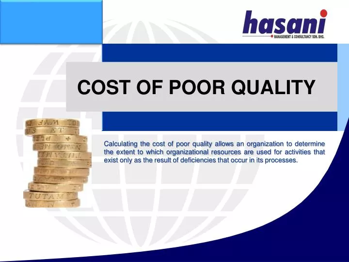 cost of poor quality