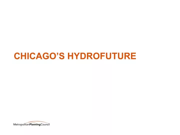 chicago s hydrofuture