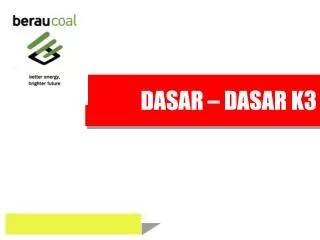 dasar dasar k3