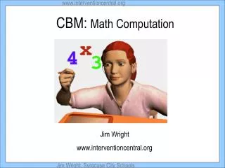 CBM: Math Computation