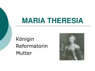 maria theresia