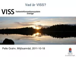 Vad är VISS?