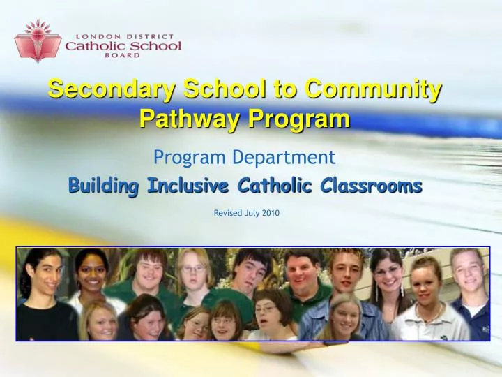 secondary school to community pathway program