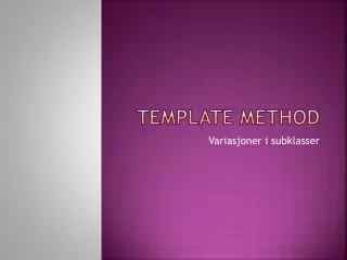 template method
