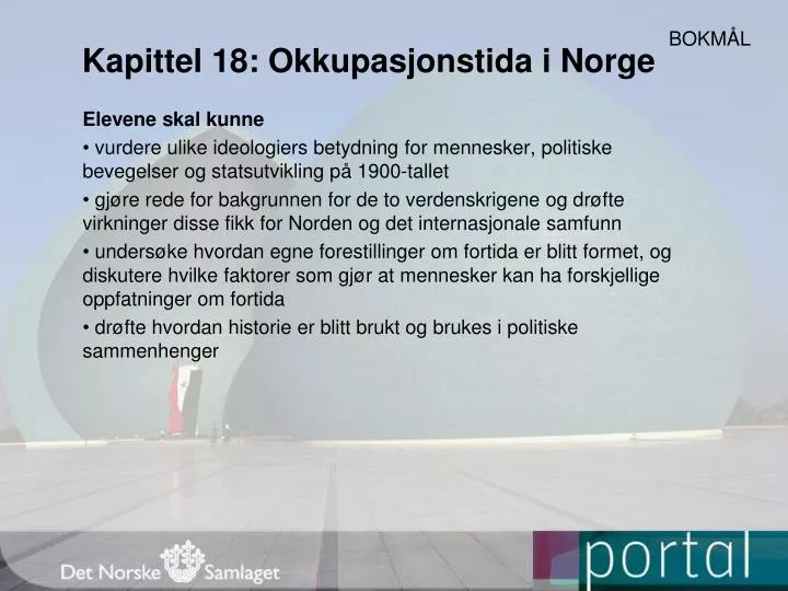 kapittel 18 okkupasjonstida i norge