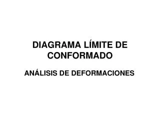 diagrama l mite de conformado