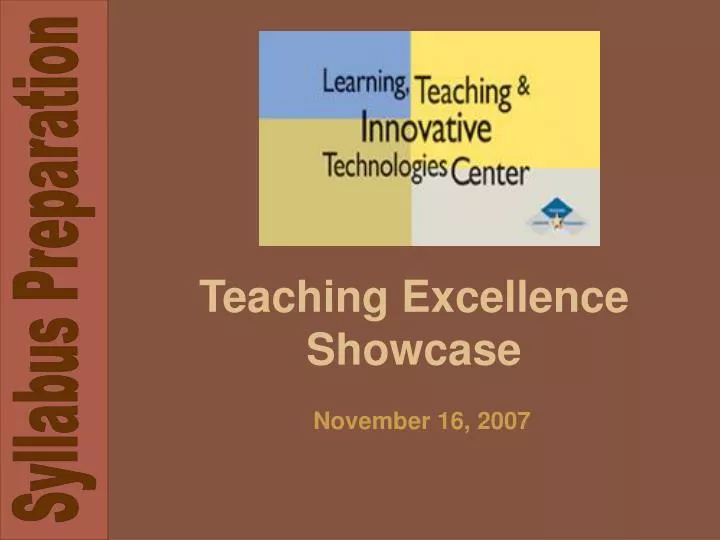 teaching excellence showcase