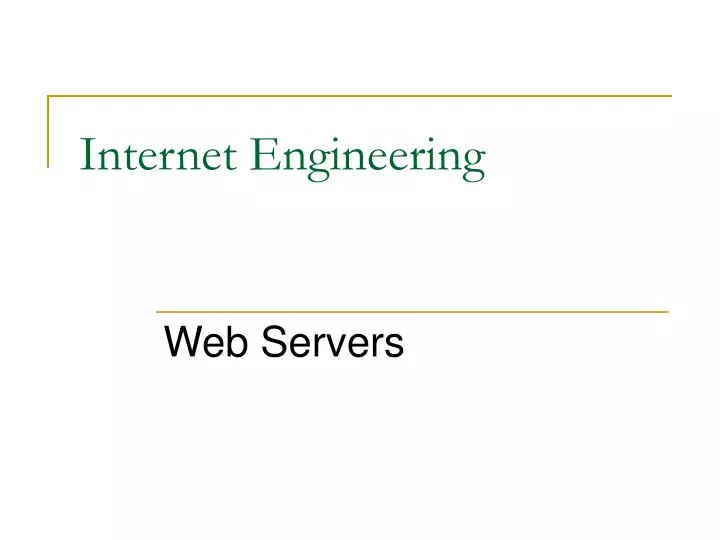 internet engineering