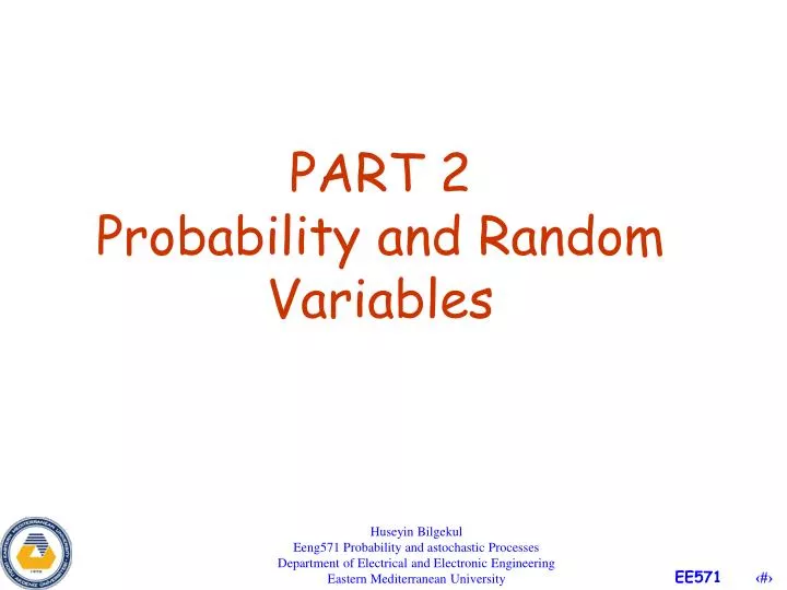 part 2 probability and random variables