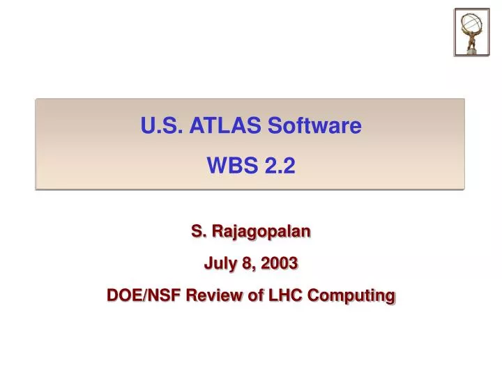 u s atlas software wbs 2 2