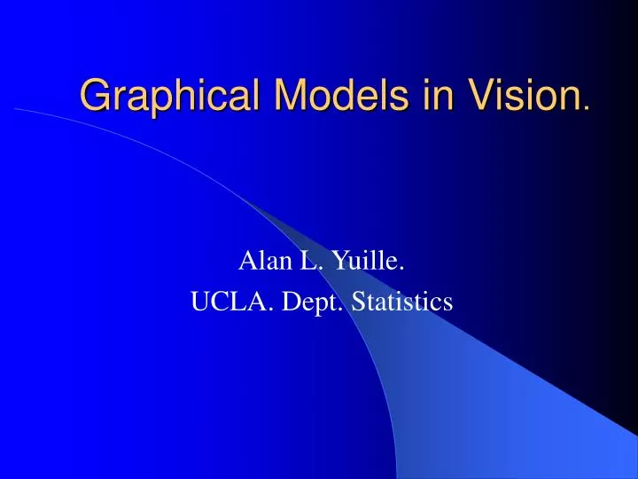 graphical models in vision
