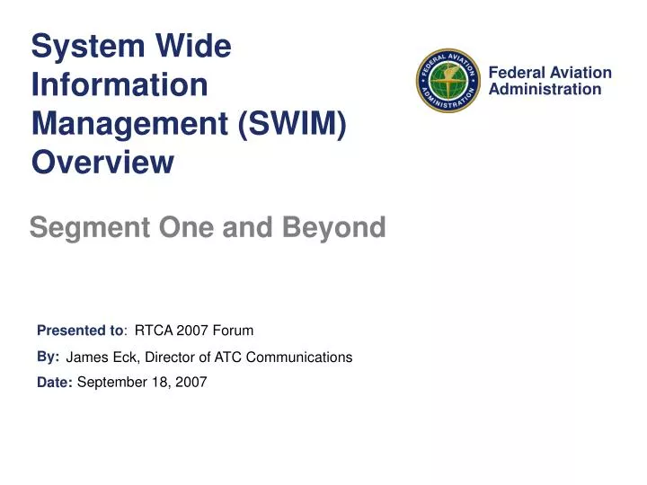 system wide information management swim overview