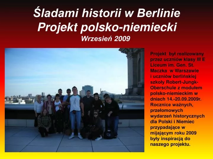 ladami historii w berlinie projekt polsko niemiecki