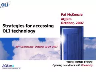 pat mckenzie aqsim october 2007