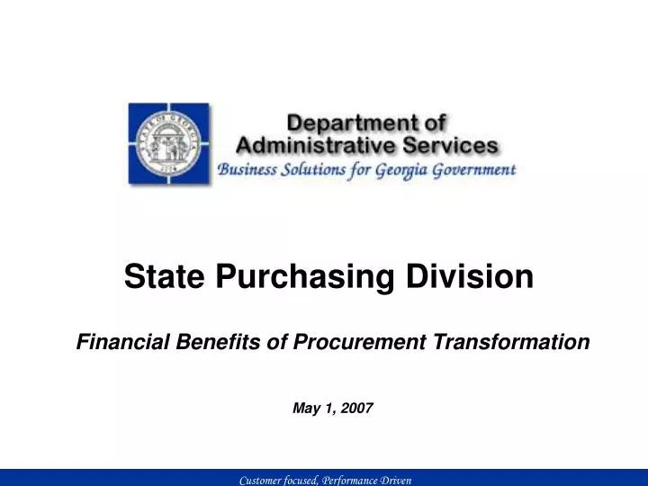 state purchasing division