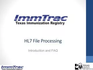 HL7 File Processing