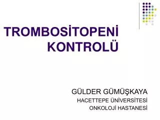 trombos topen kontrol