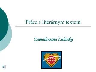 pr ca s liter rnym textom