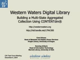 Western Waters Digital Library