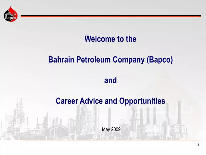 welcome to the bahrain petroleum company bapco and career advice and opportunities