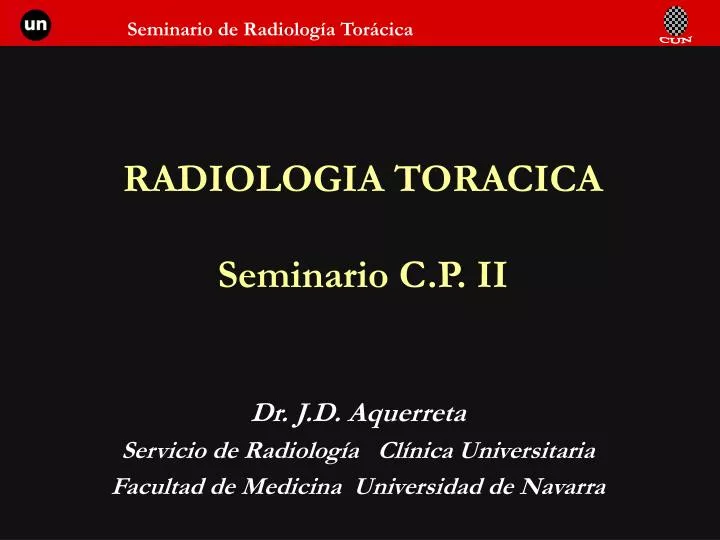 radiologia toracica seminario c p ii