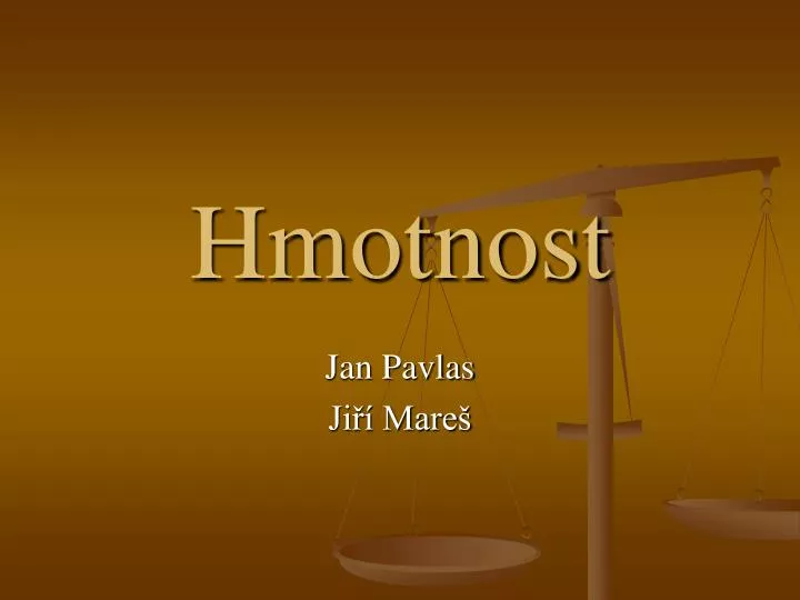 hmotnost