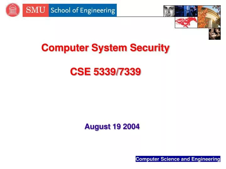 computer system security cse 5339 7339